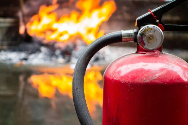 Treinamento com extintores de incêndio em São Bernardo do Campo